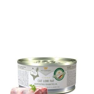 Vet Concept Cat Menu low fat 6 x 200 g för katter