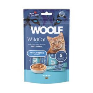 WOOLF Wildcat Cream Tuna & Codfish - 5x14 g