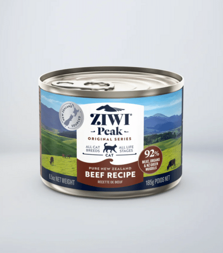 ZiwiPeak Nötkött för katter 12 x 185 g