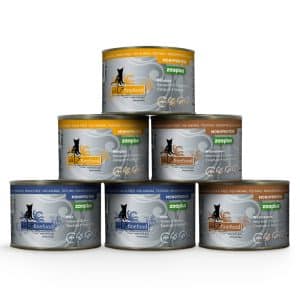 Blandpack: catz finefood monoprotein zooplus 6 x 200 g - 3 sorter (kalkon, känguru, vildsvin)