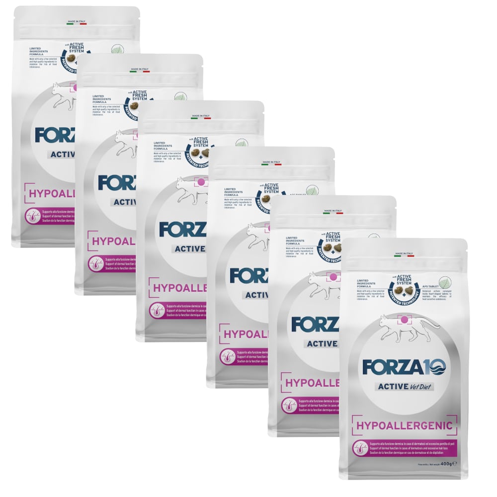 Forza 10 Active Line - Hypoallergenic Fish - 2,4 kg (6 x 400 g)