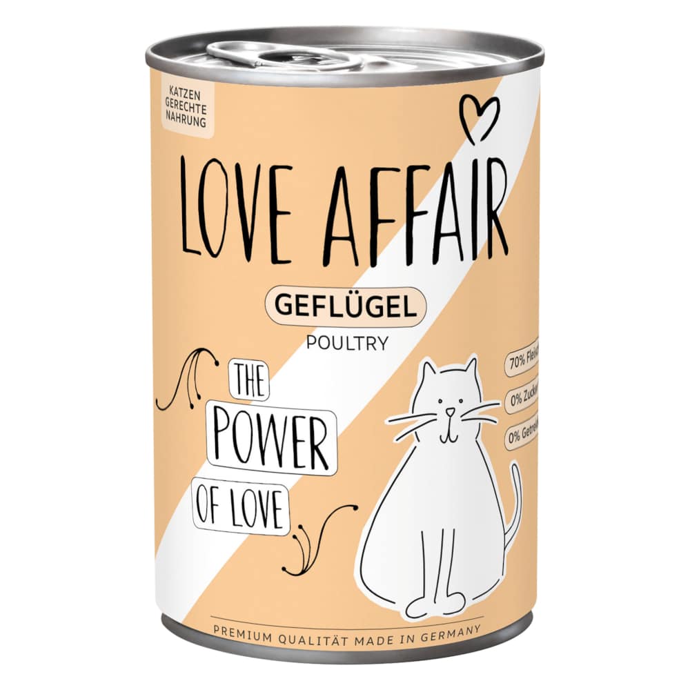Hardys LOVE AFFAIR 6 x 400 g - Fjäderfä