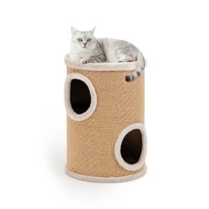 Lionto klöstunna med jute, beige - H 50 x L 36 x B 36 cm