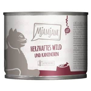 MjAMjAM 6 x 200 g - Rejält vilt & kanin på fruktiga blåbär