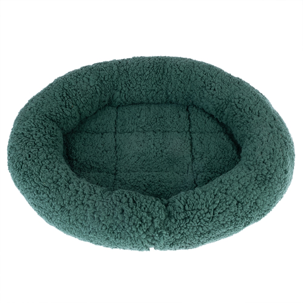 Fluffy 2in1 myssäng - Mörkgrön: L 50 x B 42 x H 7,5 cm