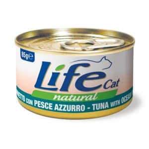 Life Cat Natural Adult 6 x 85 g - Tonfisk med havsfisk