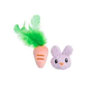 Little&Bigger Kitten Basics Kanin & Morot Kattungeleksaker 2-pack