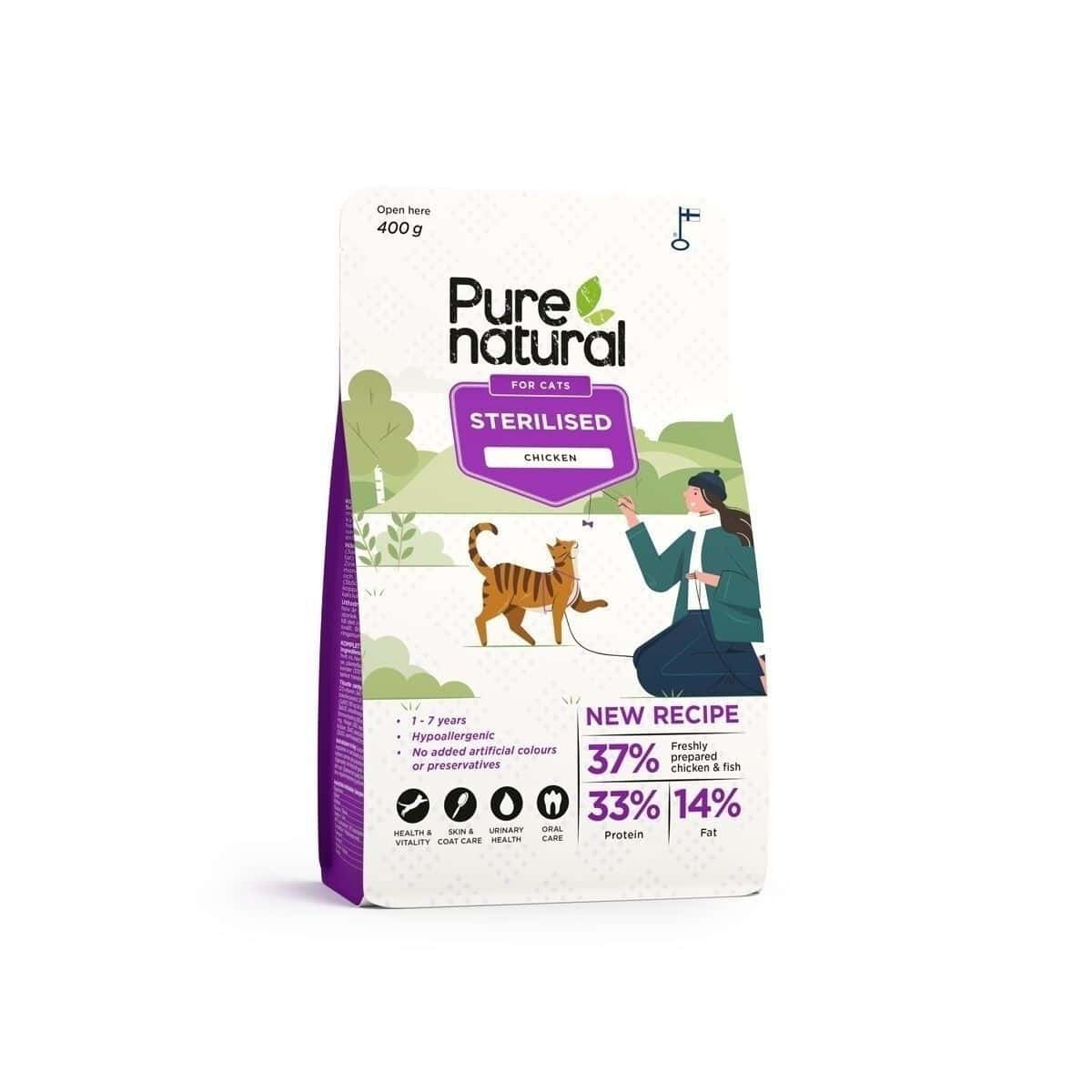 Purenatural Cat Adult Sterilised Chicken