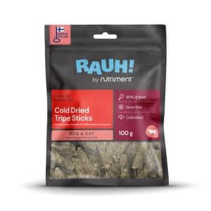 RAUH! Cold-dried Stomach Sticks 100 g för hundar och katter