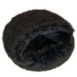 TIAKI kattgrotta Harry - Svart: ca Ø 50 x H 20 cm