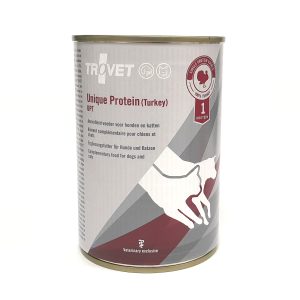 Trovet Unique Protein UPT kalkon 6 x 400 g för hundar och katter