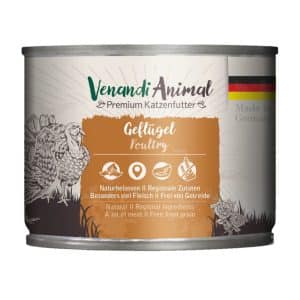 Venandi Animal 6 x 200 g - Fjäderfä