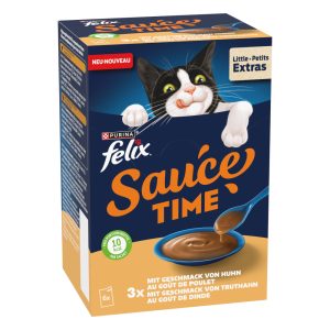 18 + 6 påsar på köpet! 24 x 40 /48 g Latz Soup - Sauce Time kyckling & kalkon (24 x 40 g)