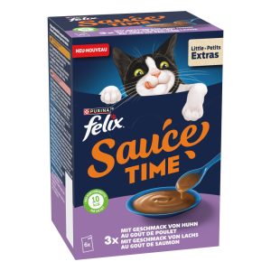 18 + 6 påsar på köpet! 24 x 40 /48 g Latz Soup - Sauce Time kyckling & lax (24 x 40 g)