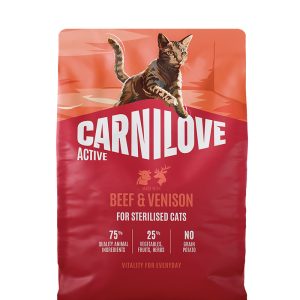 Beef & Venison Adult Sterilised Torrfoder för Katt - 2 kg