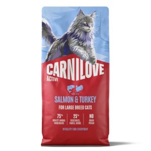 Carnilove Active Large Cat med lax & kalkon - Ekonomipack: 2 x 6 kg