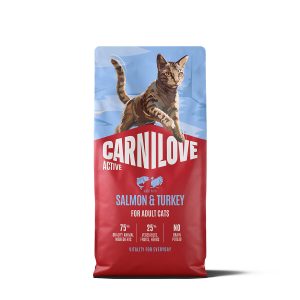 Carnilove Cat Adult Active Salmon & Turkey Torrfoder till Katt