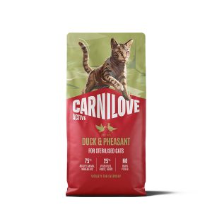 Carnilove Cat Adult Sterilised Active Duck & Pheasant Torrfoder till Katt