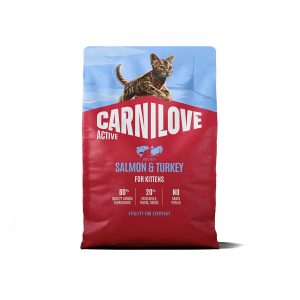 Carnilove Kitten Active Salmon & Turkey Torrfoder till Kattunge