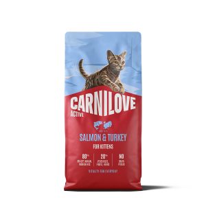 Carnilove Kitten Active Salmon & Turkey Torrfoder till Kattunge