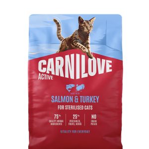 Salmon & Turkey for Adult Sterilised Torrfoder för Katt - 2 kg