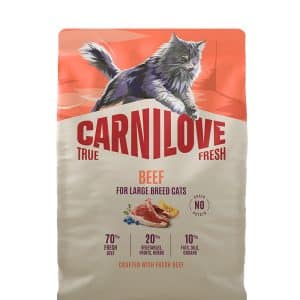 True Fresh Beef for Adult Large Breeds Torrfoder för Katt - 2 kg