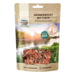 Wildes Land kattgodis - Kycklingbröst med fisk (70 g)