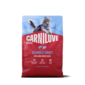 Carnilove Active Cat Salmon & Turkey for Adult Large Breeds 2 kg