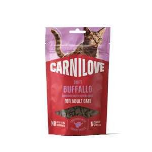 Carnilove Cat Soft Snack Buffalo enriched with Blueberries 50 g