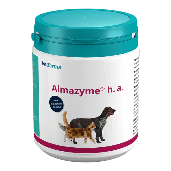Almazyme® h.a. Matsmältningstillskott 100 g för katter och hundar