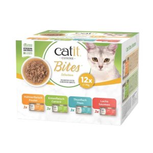 Catit Cuisine Bites Variopack för katt 12 x 75 g