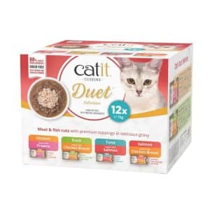 Catit Cuisine Duets Variopack för katt 12 x 75 g