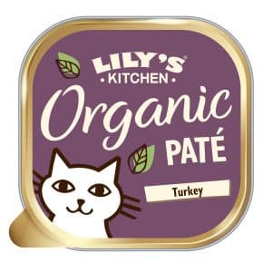 Ekologisk Turkey Paté Våtfoder för Katt - 19 x 85 g