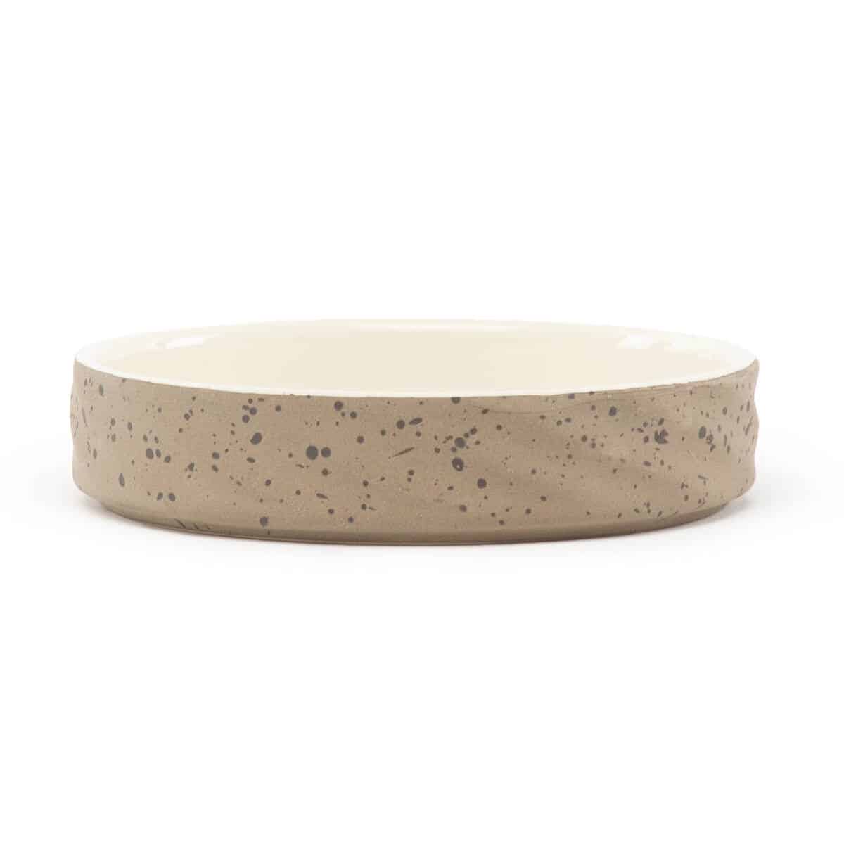 Scruffs Zen Kattskål i Keramik Brun 13 cm