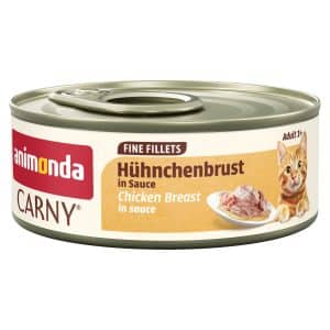 animonda Carny Adult Fine Fillets i sås 12 x 60 g - Kycklingbröst