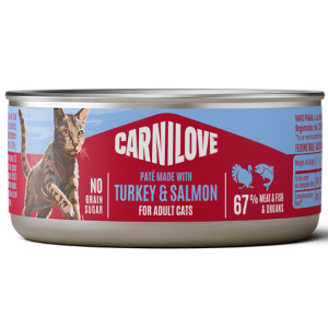 Can Paté Turkey & Salmon Adult Våtfoder för Katt - 12 st x 100 g