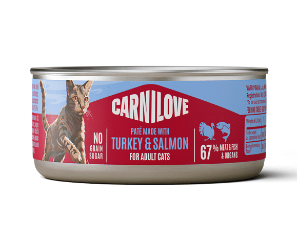Can Paté Turkey & Salmon Adult Våtfoder för Katt - 12 st x 100 g