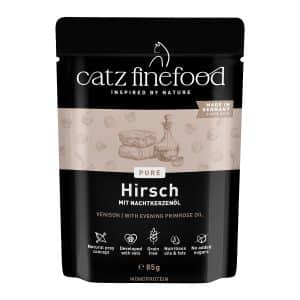catz finefood Pure Pouch 8 x 85 g - Hjort
