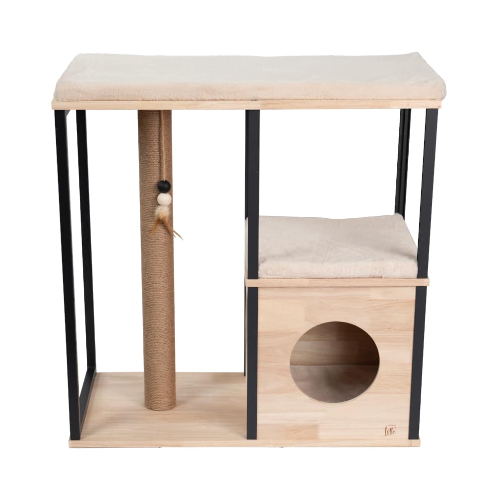 Designed by Lotte klösträd i trä Nala M - Natur / svart