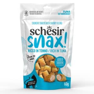 Ekonomipack: Schesir Snax! Pillows 3 x 60 g - Tonfisk