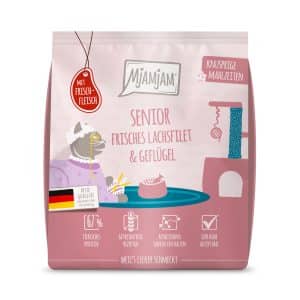 MjAMjAM Knusprige Mahlzeiten Senior med lax & fjäderfä - 300 g