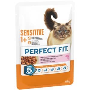 Perfect Fit Sensitive 1+ - Ekonomipack: lax (24 x 85 g)