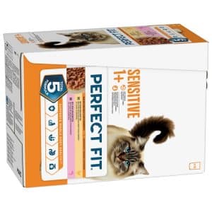 Perfect Fit Sensitive 1+ - Mixpack kyckling + lax (12 x 85 g)