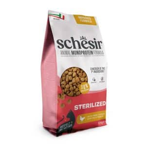 Schesir Sterilized & Light med kyckling - 10 kg