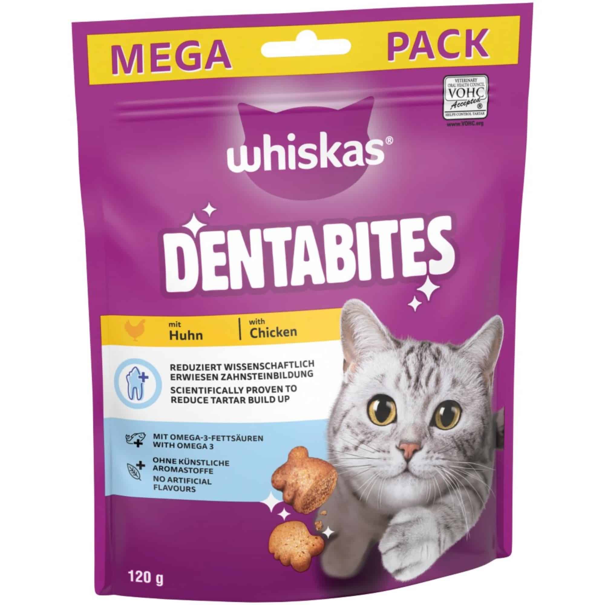 Whiskas Dentabites - Kyckling 120 g