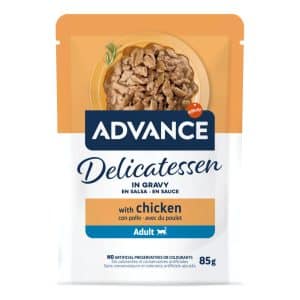 Affinity Advance Delicatessen i sås - Ekonomipack: 48 x 85 g kyckling