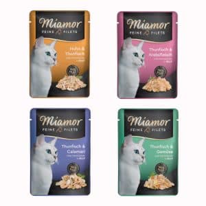 Blandpack Miamor Fine Filets Pouch 24 x 100 g - Blandpack (4 sorter)