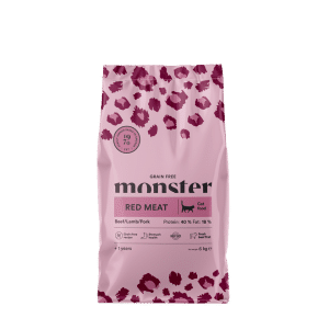Cat Grain Free Red Meat 2kg - Katt - Kattfoder & kattmat - Torrfoder till katt - Monster Pet Food - ZOO.se