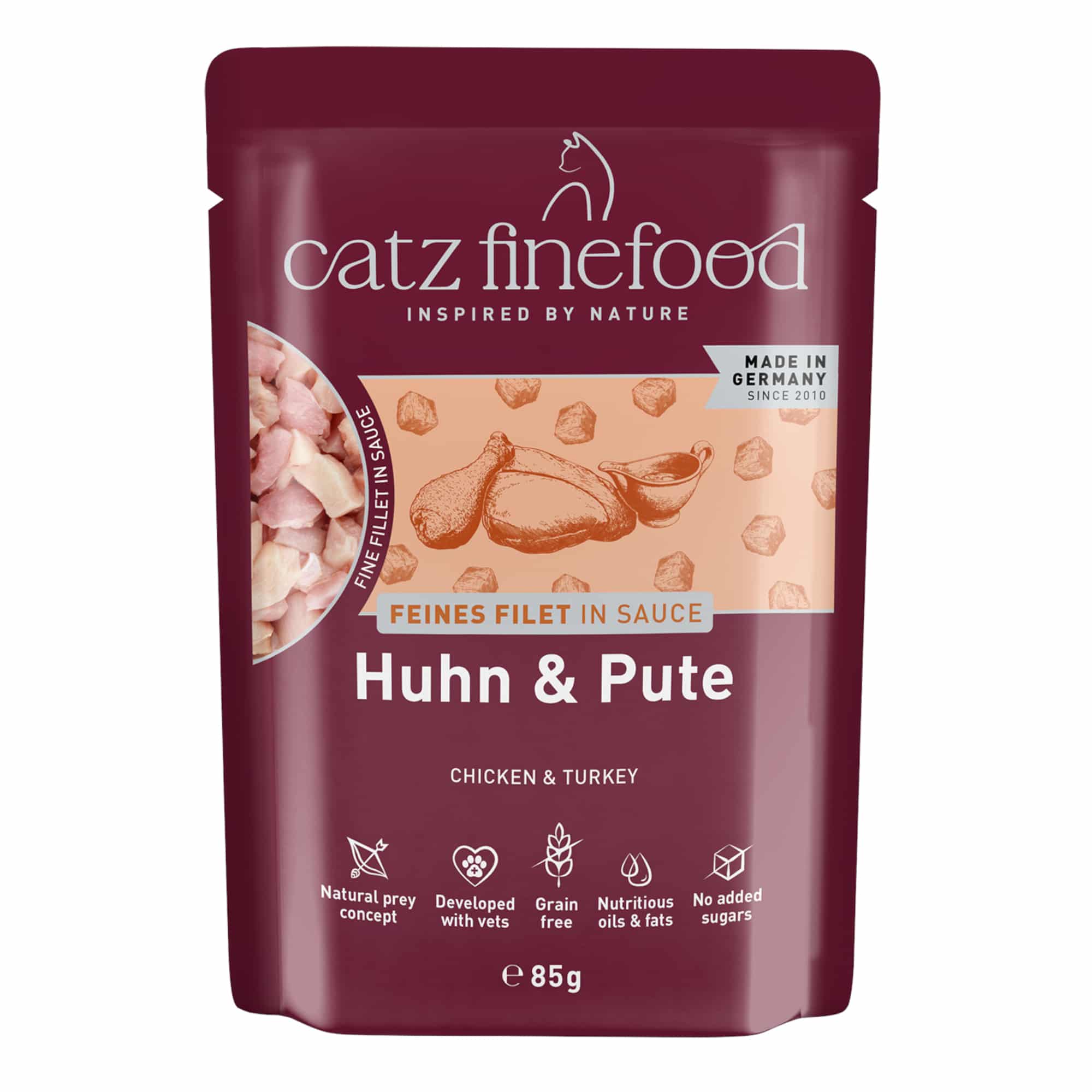 catz finefood Fine Fillets 16 x 85 g - Kyckling & kalkon