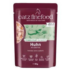 catz finefood Fine Fillets 16 x 85 g - Kyckling med morot